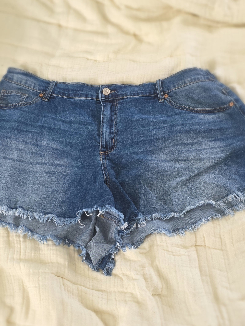 Festival Style Denim Midrise Short